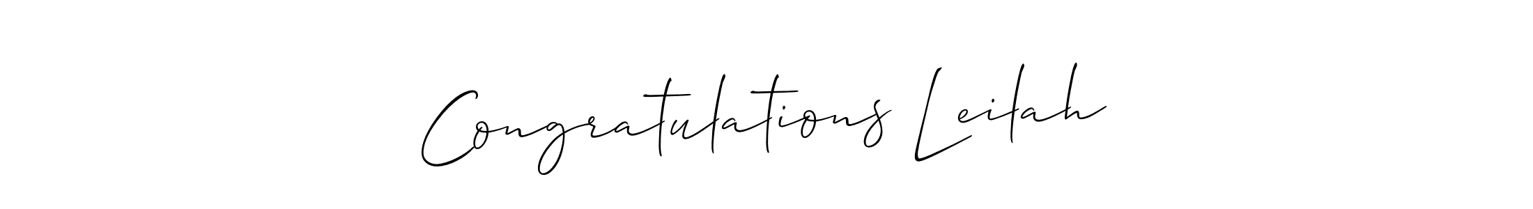 Here are the top 10 professional signature styles for the name Congratulations Leilah. These are the best autograph styles you can use for your name. Congratulations Leilah signature style 2 images and pictures png