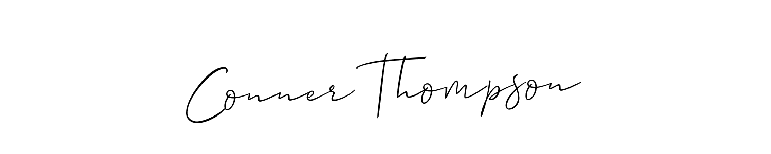 Allison_Script is a professional signature style that is perfect for those who want to add a touch of class to their signature. It is also a great choice for those who want to make their signature more unique. Get Conner Thompson name to fancy signature for free. Conner Thompson signature style 2 images and pictures png