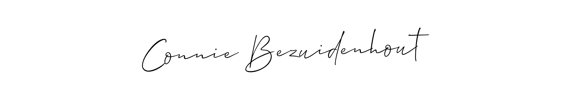 Also You can easily find your signature by using the search form. We will create Connie Bezuidenhout name handwritten signature images for you free of cost using Allison_Script sign style. Connie Bezuidenhout signature style 2 images and pictures png