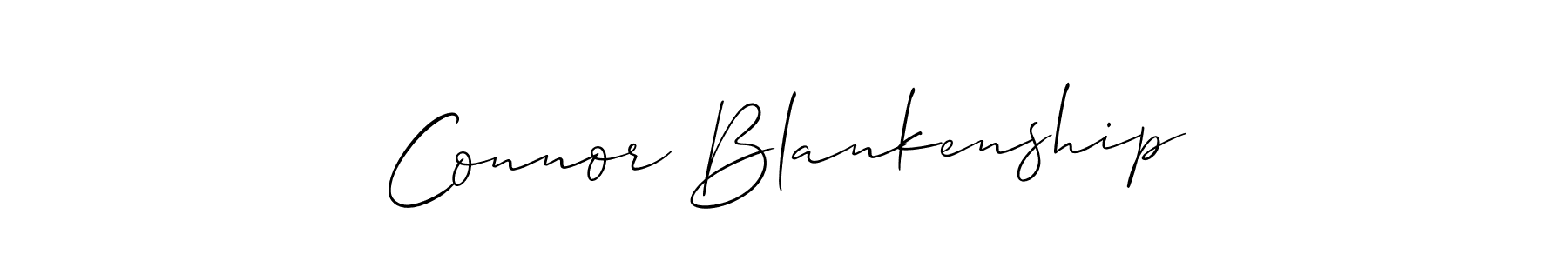 Make a beautiful signature design for name Connor Blankenship. With this signature (Allison_Script) style, you can create a handwritten signature for free. Connor Blankenship signature style 2 images and pictures png