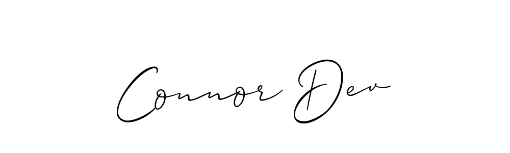 Make a short Connor Dev signature style. Manage your documents anywhere anytime using Allison_Script. Create and add eSignatures, submit forms, share and send files easily. Connor Dev signature style 2 images and pictures png