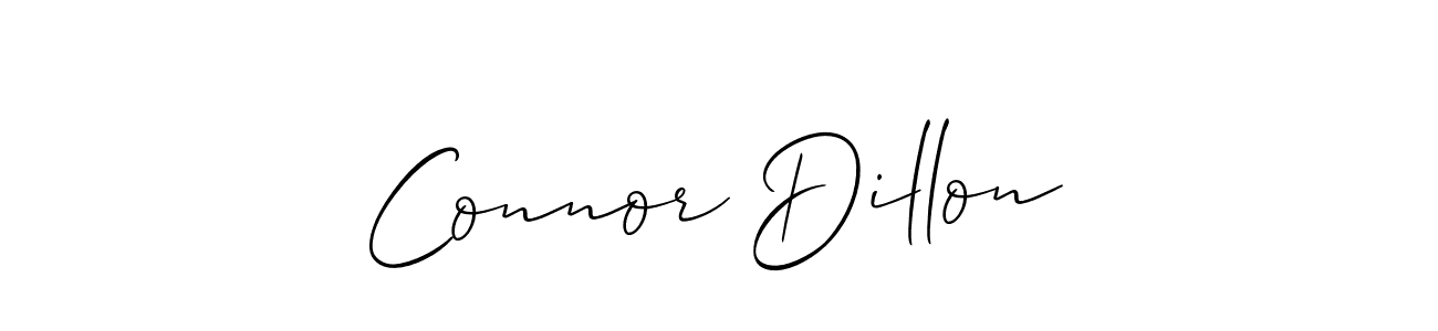 Connor Dillon stylish signature style. Best Handwritten Sign (Allison_Script) for my name. Handwritten Signature Collection Ideas for my name Connor Dillon. Connor Dillon signature style 2 images and pictures png