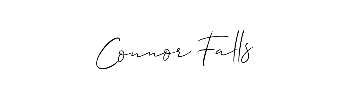 It looks lik you need a new signature style for name Connor Falls. Design unique handwritten (Allison_Script) signature with our free signature maker in just a few clicks. Connor Falls signature style 2 images and pictures png