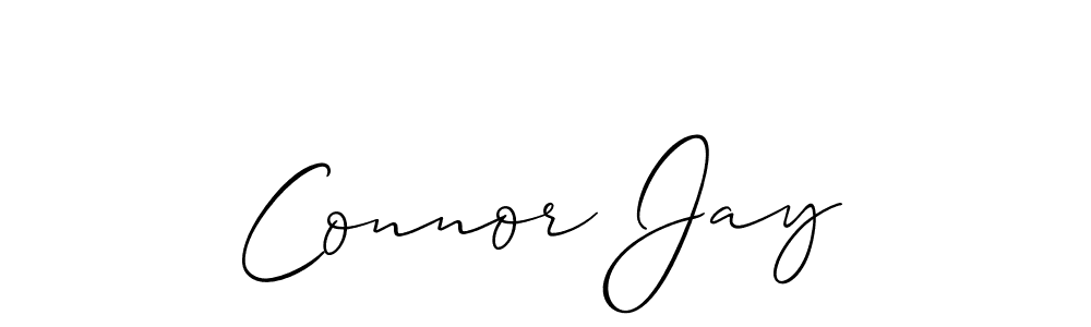 Also You can easily find your signature by using the search form. We will create Connor Jay name handwritten signature images for you free of cost using Allison_Script sign style. Connor Jay signature style 2 images and pictures png