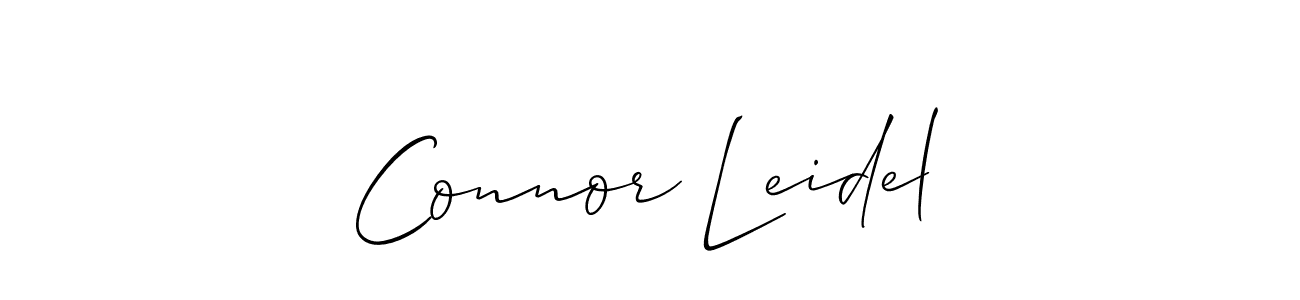 Best and Professional Signature Style for Connor Leidel. Allison_Script Best Signature Style Collection. Connor Leidel signature style 2 images and pictures png