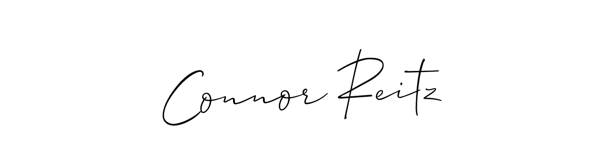 Connor Reitz stylish signature style. Best Handwritten Sign (Allison_Script) for my name. Handwritten Signature Collection Ideas for my name Connor Reitz. Connor Reitz signature style 2 images and pictures png