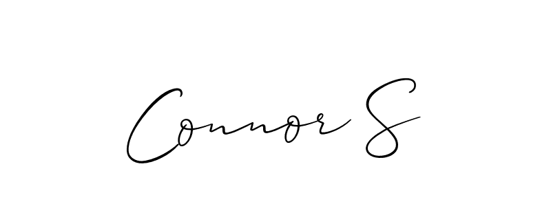 Allison_Script is a professional signature style that is perfect for those who want to add a touch of class to their signature. It is also a great choice for those who want to make their signature more unique. Get Connor S name to fancy signature for free. Connor S signature style 2 images and pictures png