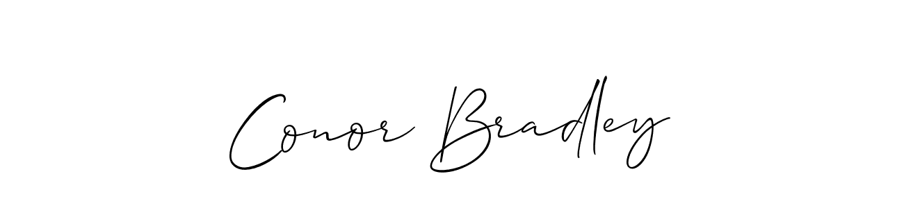 if you are searching for the best signature style for your name Conor Bradley. so please give up your signature search. here we have designed multiple signature styles  using Allison_Script. Conor Bradley signature style 2 images and pictures png