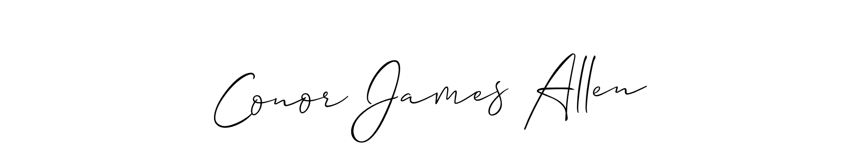 You should practise on your own different ways (Allison_Script) to write your name (Conor James Allen) in signature. don't let someone else do it for you. Conor James Allen signature style 2 images and pictures png