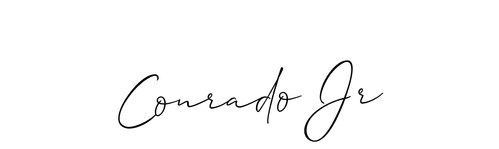 Best and Professional Signature Style for Conrado Jr. Allison_Script Best Signature Style Collection. Conrado Jr signature style 2 images and pictures png