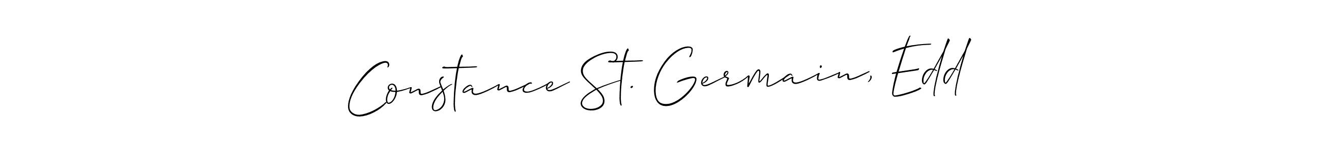 You can use this online signature creator to create a handwritten signature for the name Constance St. Germain, Edd. This is the best online autograph maker. Constance St. Germain, Edd signature style 2 images and pictures png