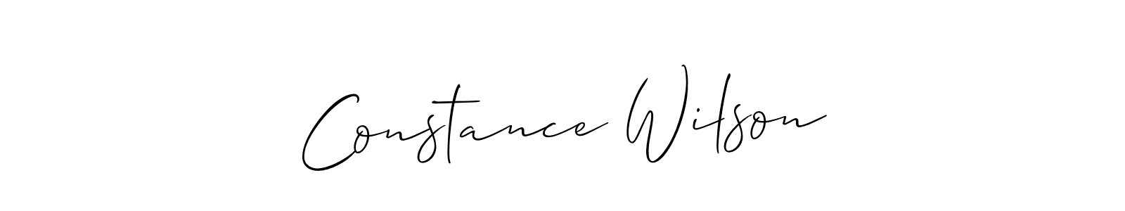 Create a beautiful signature design for name Constance Wilson. With this signature (Allison_Script) fonts, you can make a handwritten signature for free. Constance Wilson signature style 2 images and pictures png