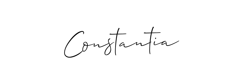 Create a beautiful signature design for name Constantia. With this signature (Allison_Script) fonts, you can make a handwritten signature for free. Constantia signature style 2 images and pictures png