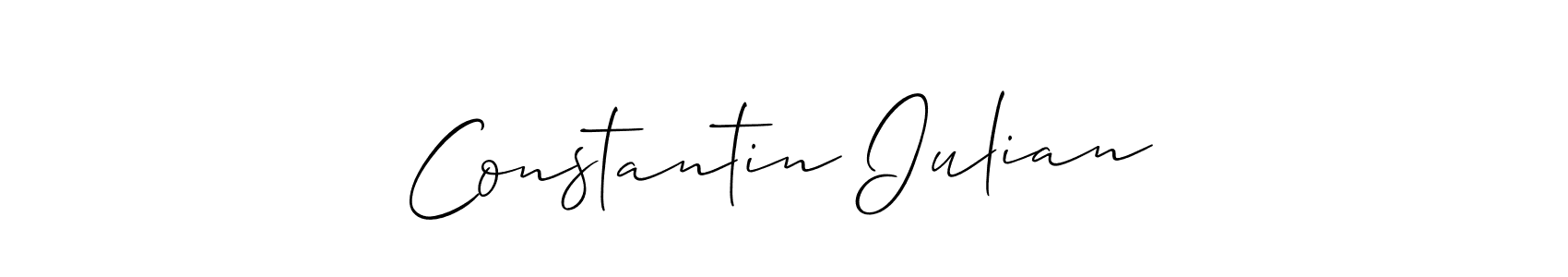 Also we have Constantin Iulian name is the best signature style. Create professional handwritten signature collection using Allison_Script autograph style. Constantin Iulian signature style 2 images and pictures png