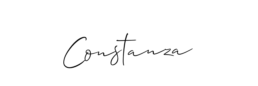 Constanza stylish signature style. Best Handwritten Sign (Allison_Script) for my name. Handwritten Signature Collection Ideas for my name Constanza. Constanza signature style 2 images and pictures png