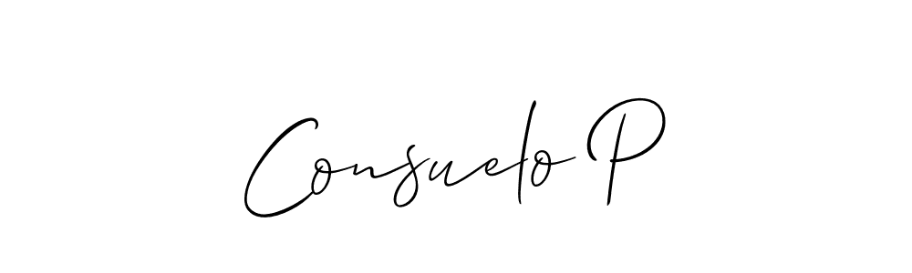 Best and Professional Signature Style for Consuelo P. Allison_Script Best Signature Style Collection. Consuelo P signature style 2 images and pictures png