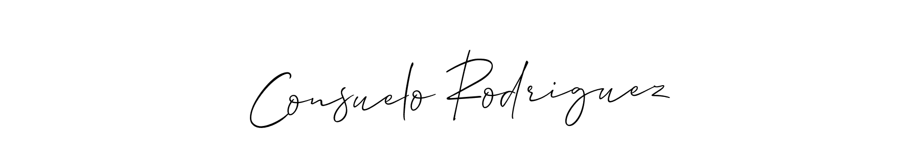 Similarly Allison_Script is the best handwritten signature design. Signature creator online .You can use it as an online autograph creator for name Consuelo Rodriguez. Consuelo Rodriguez signature style 2 images and pictures png