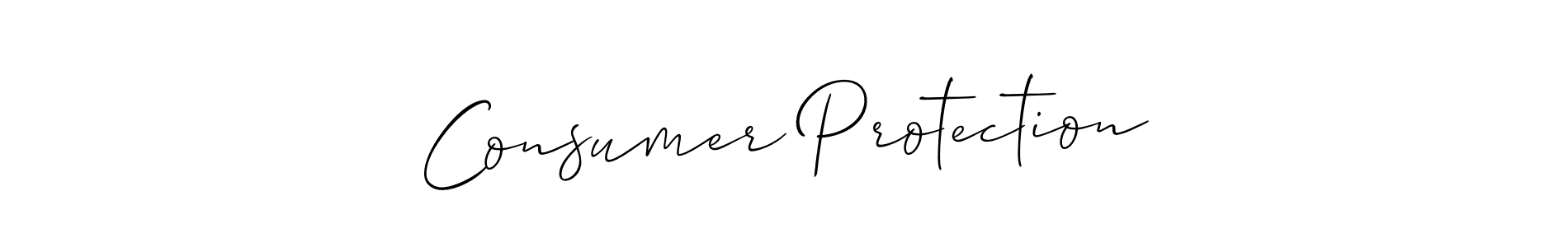 This is the best signature style for the Consumer Protection name. Also you like these signature font (Allison_Script). Mix name signature. Consumer Protection signature style 2 images and pictures png