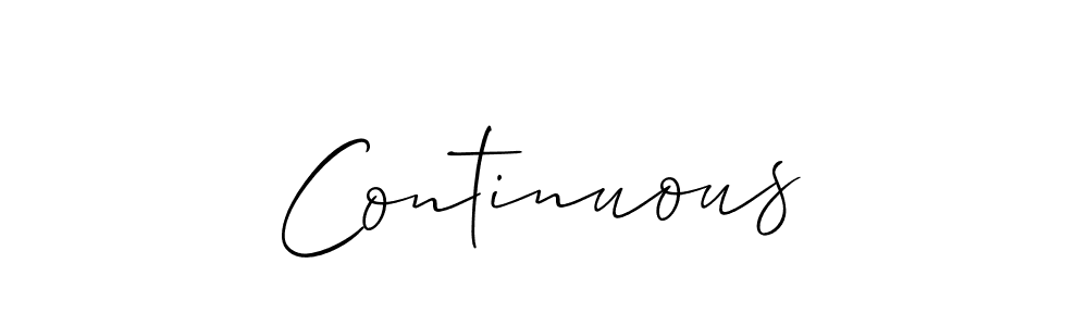 Best and Professional Signature Style for Continuous. Allison_Script Best Signature Style Collection. Continuous signature style 2 images and pictures png