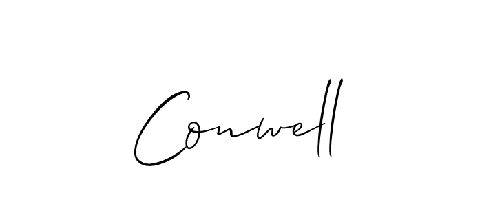 Create a beautiful signature design for name Conwell. With this signature (Allison_Script) fonts, you can make a handwritten signature for free. Conwell signature style 2 images and pictures png