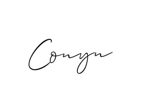 Make a short Conyn signature style. Manage your documents anywhere anytime using Allison_Script. Create and add eSignatures, submit forms, share and send files easily. Conyn signature style 2 images and pictures png