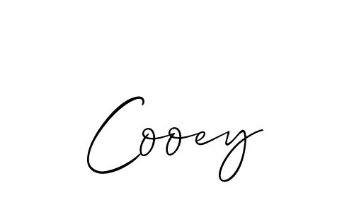 Cooey stylish signature style. Best Handwritten Sign (Allison_Script) for my name. Handwritten Signature Collection Ideas for my name Cooey. Cooey signature style 2 images and pictures png