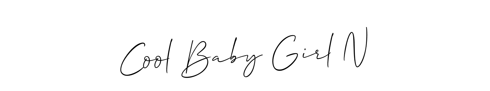 Similarly Allison_Script is the best handwritten signature design. Signature creator online .You can use it as an online autograph creator for name Cool Baby Girl N. Cool Baby Girl N signature style 2 images and pictures png