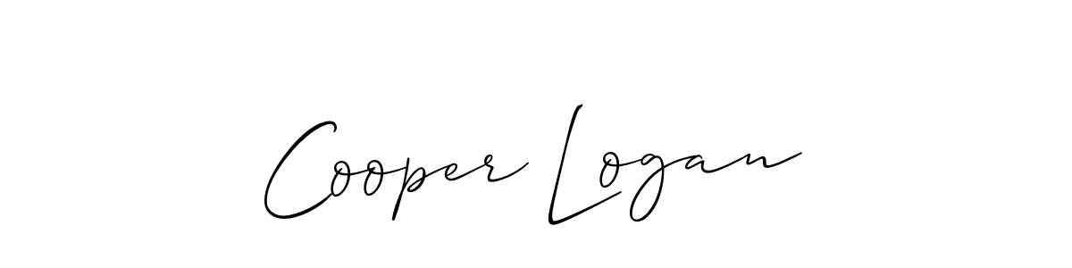 How to Draw Cooper Logan signature style? Allison_Script is a latest design signature styles for name Cooper Logan. Cooper Logan signature style 2 images and pictures png