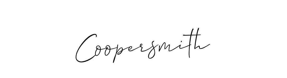 Once you've used our free online signature maker to create your best signature Allison_Script style, it's time to enjoy all of the benefits that Coopersmith name signing documents. Coopersmith signature style 2 images and pictures png