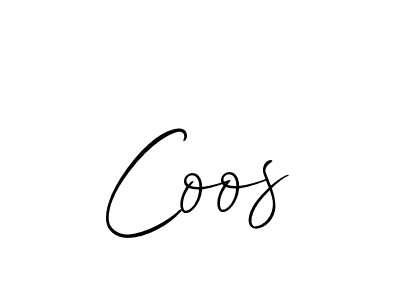 How to make Coos name signature. Use Allison_Script style for creating short signs online. This is the latest handwritten sign. Coos signature style 2 images and pictures png