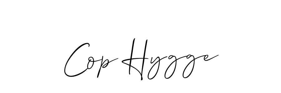 Also we have Cop Hygge name is the best signature style. Create professional handwritten signature collection using Allison_Script autograph style. Cop Hygge signature style 2 images and pictures png