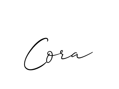 Make a beautiful signature design for name Cora. Use this online signature maker to create a handwritten signature for free. Cora signature style 2 images and pictures png