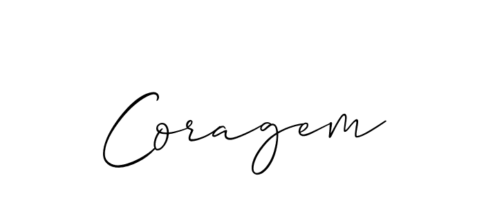 How to make Coragem name signature. Use Allison_Script style for creating short signs online. This is the latest handwritten sign. Coragem signature style 2 images and pictures png