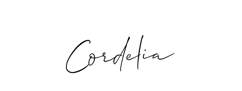 Similarly Allison_Script is the best handwritten signature design. Signature creator online .You can use it as an online autograph creator for name Cordelia. Cordelia signature style 2 images and pictures png