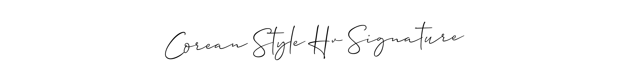 You can use this online signature creator to create a handwritten signature for the name Corean Style Hv Signature. This is the best online autograph maker. Corean Style Hv Signature signature style 2 images and pictures png
