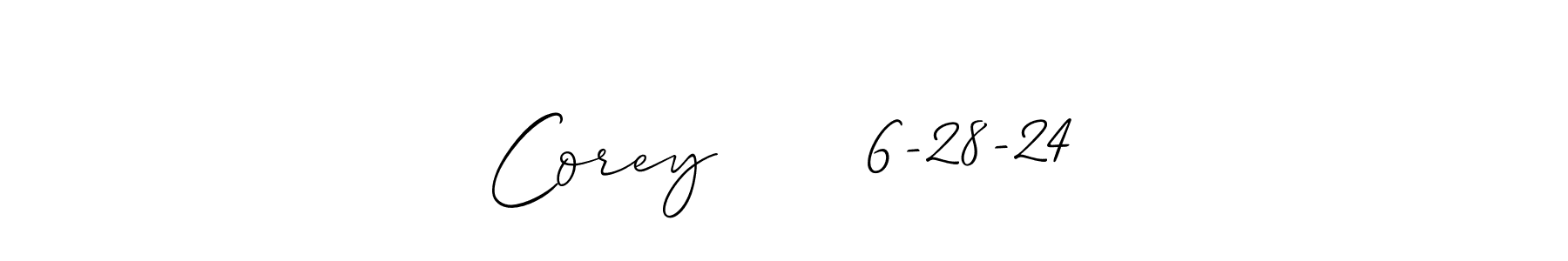 You can use this online signature creator to create a handwritten signature for the name Corey      6-28-24. This is the best online autograph maker. Corey      6-28-24 signature style 2 images and pictures png