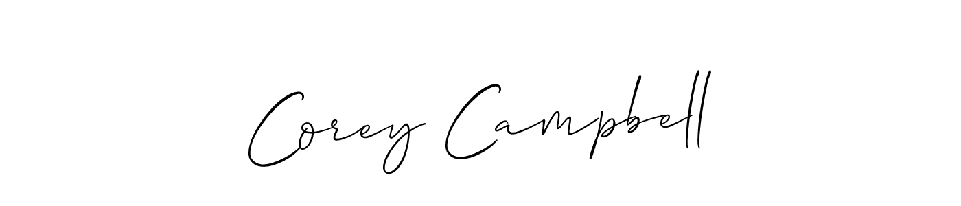 Also You can easily find your signature by using the search form. We will create Corey Campbell name handwritten signature images for you free of cost using Allison_Script sign style. Corey Campbell signature style 2 images and pictures png