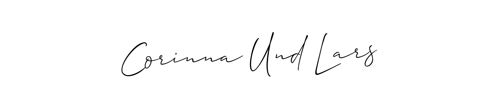 Best and Professional Signature Style for Corinna Und Lars. Allison_Script Best Signature Style Collection. Corinna Und Lars signature style 2 images and pictures png