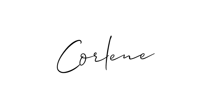 Also You can easily find your signature by using the search form. We will create Corlene name handwritten signature images for you free of cost using Allison_Script sign style. Corlene signature style 2 images and pictures png