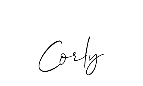 It looks lik you need a new signature style for name Corly. Design unique handwritten (Allison_Script) signature with our free signature maker in just a few clicks. Corly signature style 2 images and pictures png