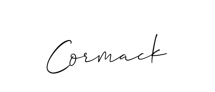 Use a signature maker to create a handwritten signature online. With this signature software, you can design (Allison_Script) your own signature for name Cormack. Cormack signature style 2 images and pictures png