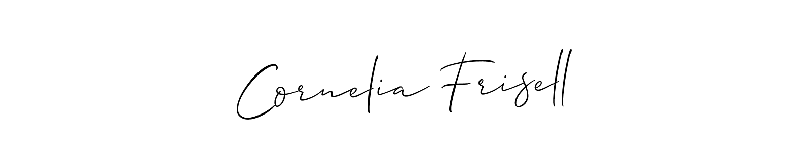 You can use this online signature creator to create a handwritten signature for the name Cornelia Frisell. This is the best online autograph maker. Cornelia Frisell signature style 2 images and pictures png
