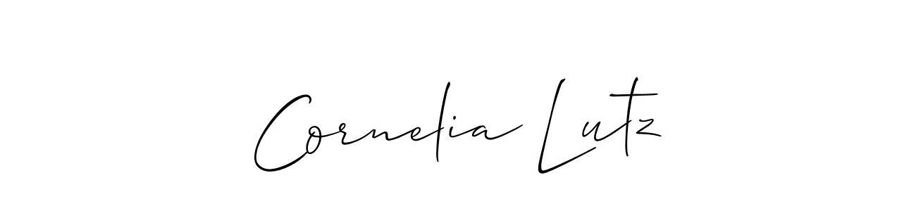 Make a beautiful signature design for name Cornelia Lutz. Use this online signature maker to create a handwritten signature for free. Cornelia Lutz signature style 2 images and pictures png