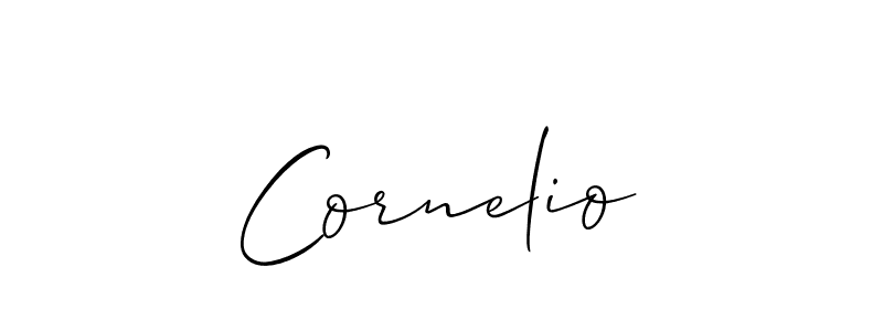 You should practise on your own different ways (Allison_Script) to write your name (Cornelio) in signature. don't let someone else do it for you. Cornelio signature style 2 images and pictures png