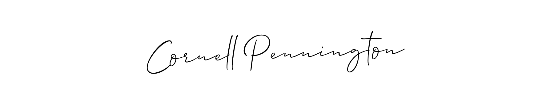 Also we have Cornell Pennington name is the best signature style. Create professional handwritten signature collection using Allison_Script autograph style. Cornell Pennington signature style 2 images and pictures png