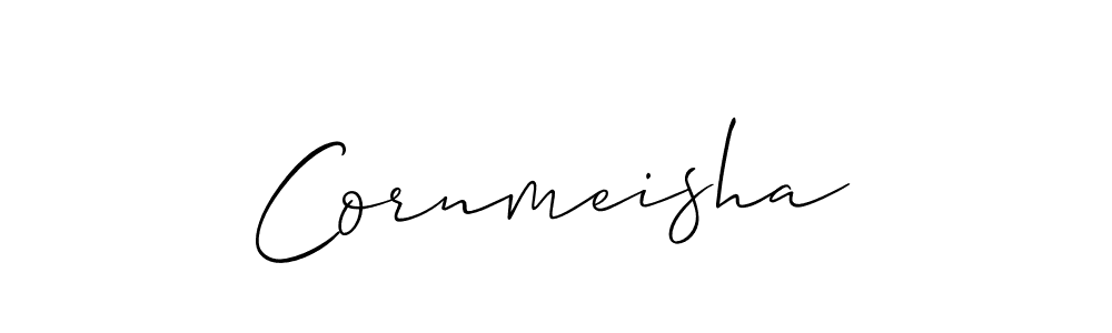 Once you've used our free online signature maker to create your best signature Allison_Script style, it's time to enjoy all of the benefits that Cornmeisha name signing documents. Cornmeisha signature style 2 images and pictures png