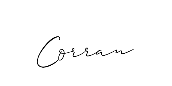 Allison_Script is a professional signature style that is perfect for those who want to add a touch of class to their signature. It is also a great choice for those who want to make their signature more unique. Get Corran name to fancy signature for free. Corran signature style 2 images and pictures png