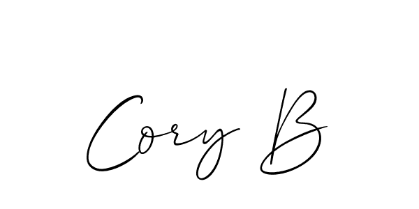 This is the best signature style for the Cory B name. Also you like these signature font (Allison_Script). Mix name signature. Cory B signature style 2 images and pictures png