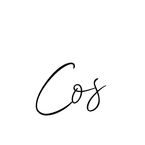 Create a beautiful signature design for name Cos. With this signature (Allison_Script) fonts, you can make a handwritten signature for free. Cos signature style 2 images and pictures png