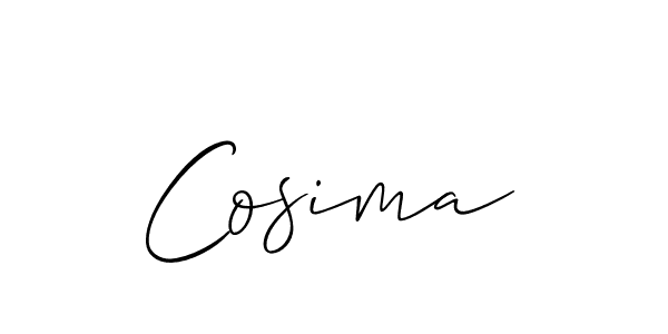 How to Draw Cosima signature style? Allison_Script is a latest design signature styles for name Cosima. Cosima signature style 2 images and pictures png